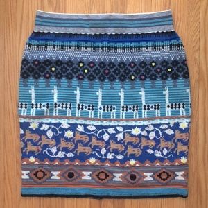 Anthropologie HWR Knit Skirt
